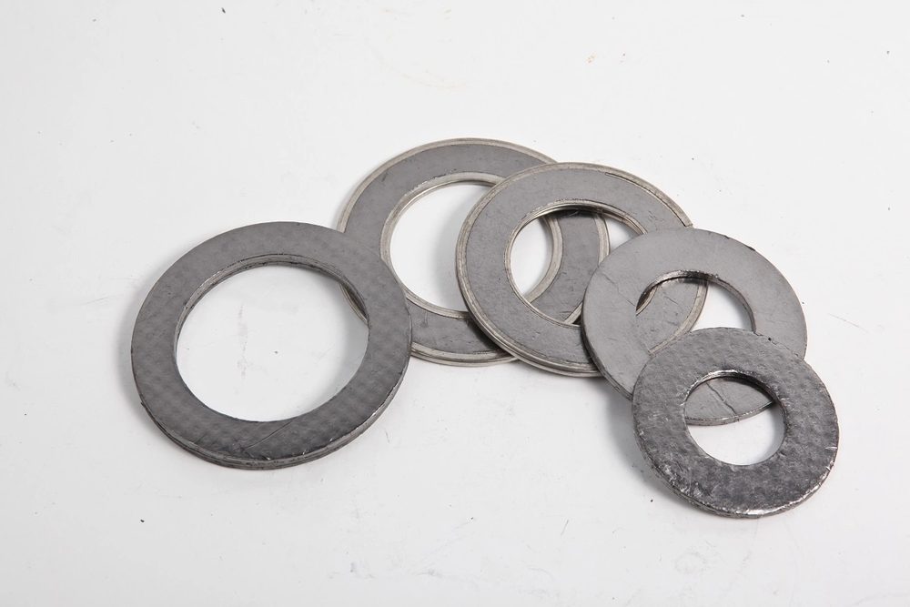 Guarnizioni in grafite armata con inserti metallici